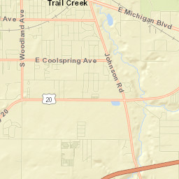 Trail Creek Street Map