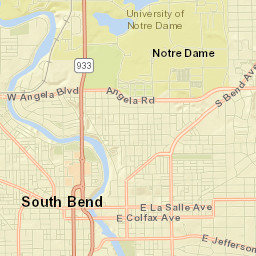 South Bend Street Map