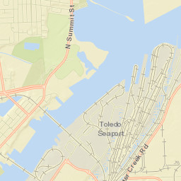 Lucas County Street Map