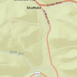 Sheffield Street Map