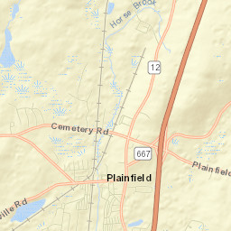 Plainfield Street Map