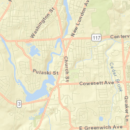 West Warwick Street Map