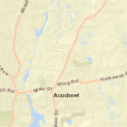 Acushnet Center Street Map