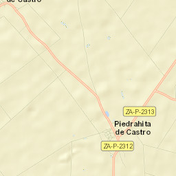 Piedrahita de Castro Street Map