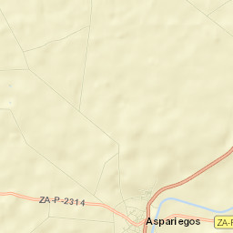 Aspariegos Street Map