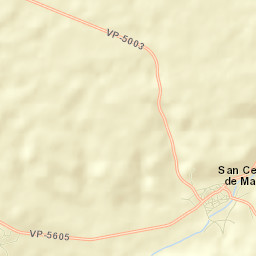 San Cebrián de Mazote Street Map