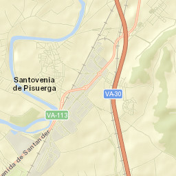 Santovenia de Pisuerga Street Map
