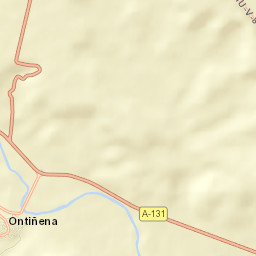 Ontiñena Street Map