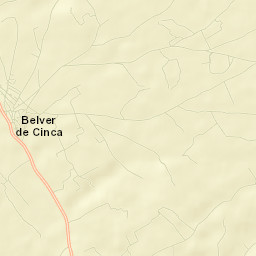 Belver de Cinca Street Map