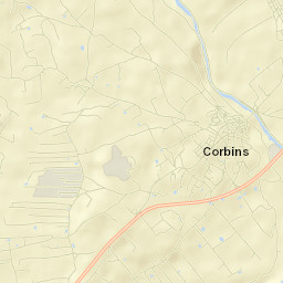 Corbins Street Map