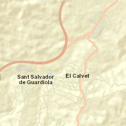 Sant Salvador de Guardiola Street Map