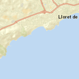 Lloret de Mar Street Map