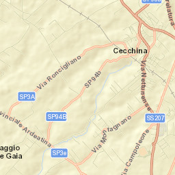 Mantiglia di Ardea Street Map