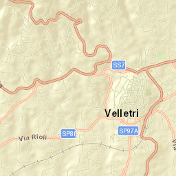 Velletri Street Map