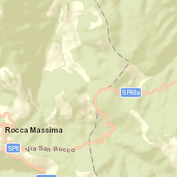 Rocca Massima Street Map