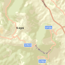 Segni Street Map