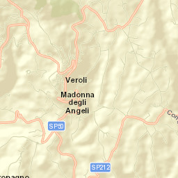 Veroli Street Map