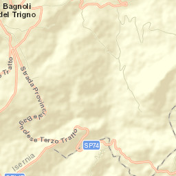 Bagnoli del Trigno Street Map
