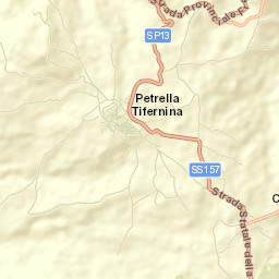 Petrella Tifernina Street Map