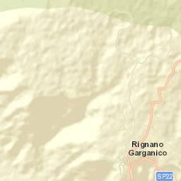 Rignano Garganico Street Map