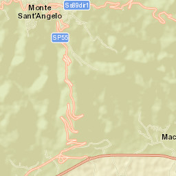 Monte Sant'Angelo Street Map