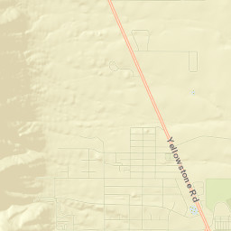 North Rock Springs Street Map