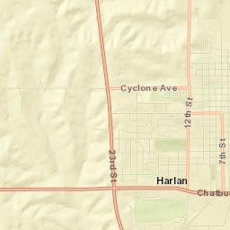 2251-2499 12th Street, Harlan, IA 51537 Street Map