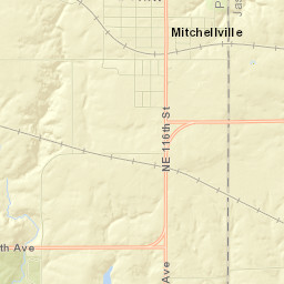 Mitchellville Street Map