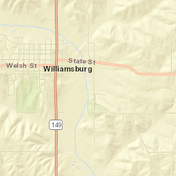 Williamsburg Street Map