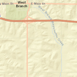 West Branch Street Map