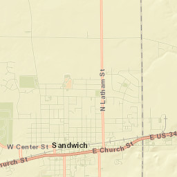 Sandwich Street Map