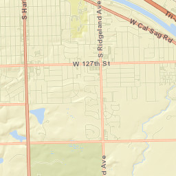 Palos Heights Street Map