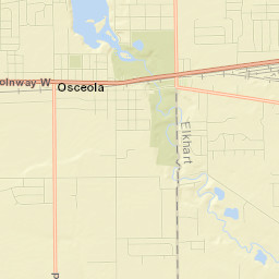 Osceola Street Map