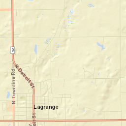 LaGrange County Street Map