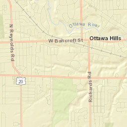 Ottawa Hills Street Map
