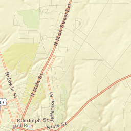 Meadville Street Map