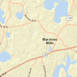 Marstons Mills Street Map