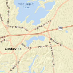 Centerville Street Map