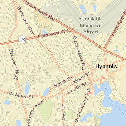 Hyannis Street Map