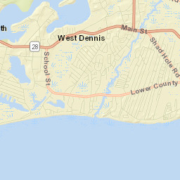 West Dennis Street Map