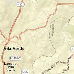 Vila Verde Street Map