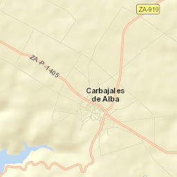 Carbajales de Alba Street Map