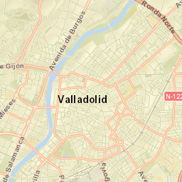 Valladolid Street Map