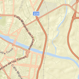 Zaragoza Street Map