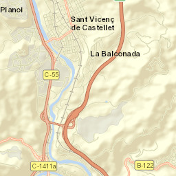 Sant Vicenç de Castellet Street Map