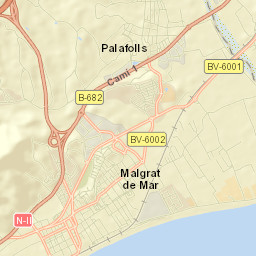 Malgrat de Mar Street Map