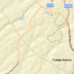 Campoleone Street Map