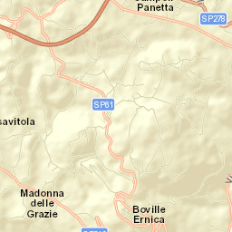 Boville Ernica Street Map