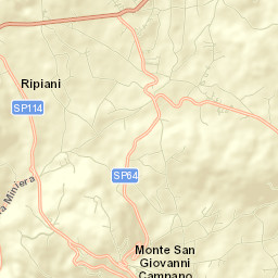 Monte San Giovanni Campano Street Map