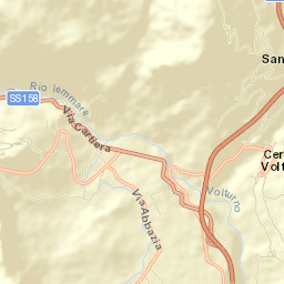 Cerro al Volturno Street Map